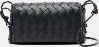 Bottega Veneta Borsa a tracolla Notturno in pelle