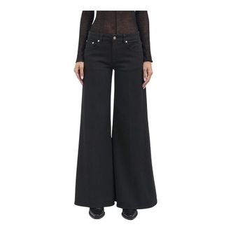 Dondup Pantalones Marlen Wide-Leg - Jeans - Mujer - Negro - W27