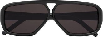 Saint Laurent Black Aviator Sunglasses