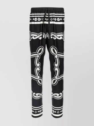 Dolce & Gabbana silk track pants