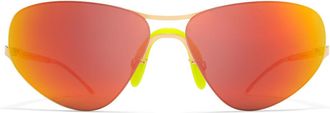 Mykita Alpine 013 Mens Sunglasses Gold Size 66