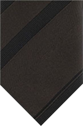 Brunello Cucinelli Brown Regimental Striped Tie