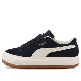 Puma (WMNS) PUMA Suede Mayu Up Sneakers Black/White 381650-05