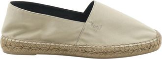 Saint Laurent Espadrilles, male, Beige, Size: 8 US Espadrilles in Cotton Gabardine