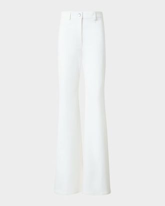 Akris Bootcut Cotton Stretch Denim Pants