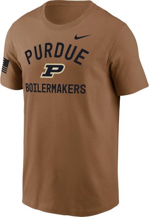 Nike Purdue Boilermakers Nike Mens Dri-FIT College T-Shirt in Brown | IW0627-270