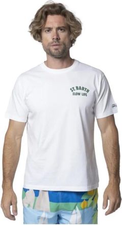 MC2 Saint Barth Slow Life T-shirt - Heren - T-shirts - Wit - XL - Tops