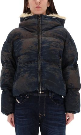 Diesel W-Aves-Fur Coat-Donna