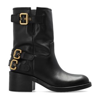Chlo&eacute; Heeled Boots, female, Black, Size: 7 1/2 US Heeled ankle boots Dakota