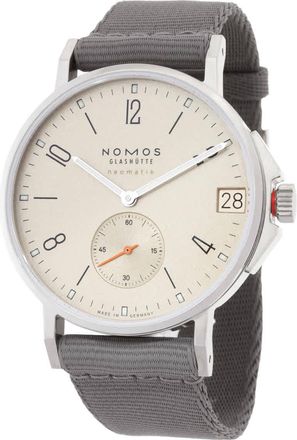 NOMOS Glash&uuml;tte Ahoi Neomatik 38 Date Sand Dial Automatic Watch 517