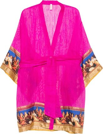 Dolci Follie Vestaglia con stampa - Rosa