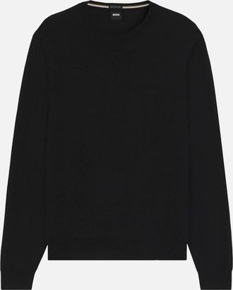 HUGO BOSS Mens BOSS Black Botto-L Sweater A1-25 001 Black - Size: 42
