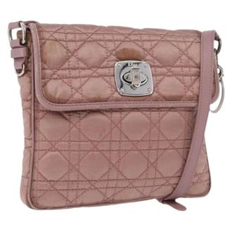 Dior Pre-owned Vintage Nylon Shoulder Bag - Dames - Pre-owned - Roze - Maat: ONE Size Nylon