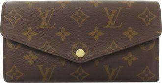 Louis Vuitton Monogram Coquelicots Monogram Monogram Long Wallet (Bi-Fold) (Pre-Owned)