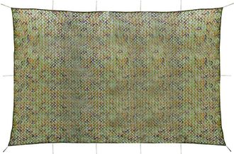 vidaXL Red De Camuflaje Vidaxl Con Bolsa De Almacenamiento 4x5 M Verde