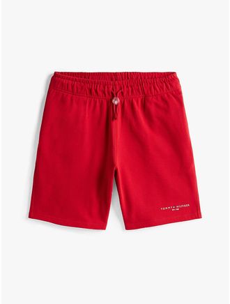 Tommy Hilfiger Mens Tommy Logo Sweatshort - Red - S