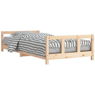 vidaXL Vidaxl - Estructura De Cama Para Ni&ntilde;os Madera Maciza De Pino 90x200 Cm