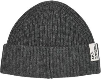 A.P.C. Noa Beanie - - Accessories - Donna - Grigio - M
