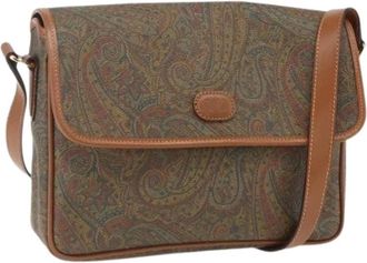 Valentino Pre-owned Vintage Schoudertas - Dames - Vintage Schoudertas - Bruin - ONE Size - Leer - Vintage