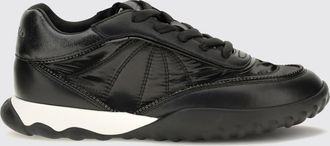 Pinko Gea Quilted Leather and Nylon Low Top Sneakers
