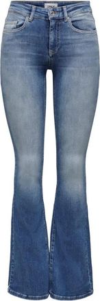Only Onlnew Flares Life High Waisted Flare Jeans - Dames - Flared Jeans - Blauw - M L30 - Katoen - Jeans