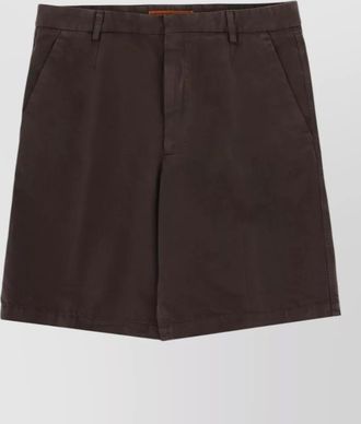 Ermenegildo Zegna tailored shorts belt loops and pockets
