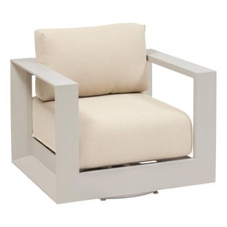 Hesperide Sill&oacute;n De Jard&iacute;n Giratorio Allure Beige Avena - Hesp&eacute;ride