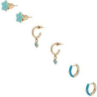 8 by YOOX ENAMELLED EARRINGS SET