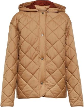 Loro Piana Caramel Toffee Kit quilted padded jacket Size M