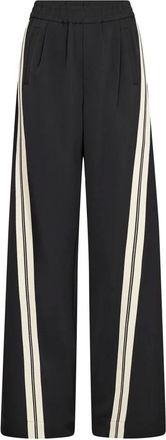 Co'Couture Broeken, Dames, Zwart, L, Polyester, Alini CC Double Panel Pant