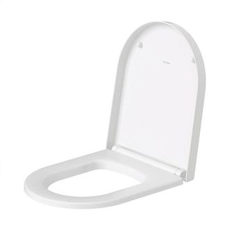 Duravit ME by Starck WC-zitting - 43.8x37.4x4cm - compact - softclose - quickrelease - zijdemat wit