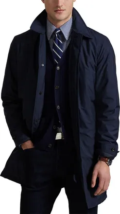 Polo Ralph Lauren Packable Walking Coat in Collection Navy at Nordstrom, Size Xx-Large