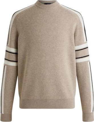Fusalp Spectavia Sweater - Heren - Ronde hals truien - Beige - M - Wol - Truien & Vesten