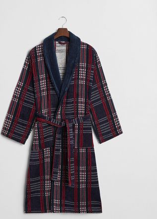 GANT Home decor Holiday Checked Robe (XXL) MARINE
