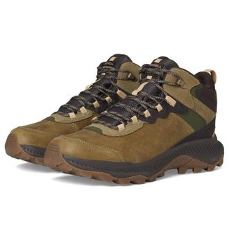 Merrell Merrell Speed Strike 2 Mid J038077 Mens Brown Waterproof Hiking Boots MEW2426