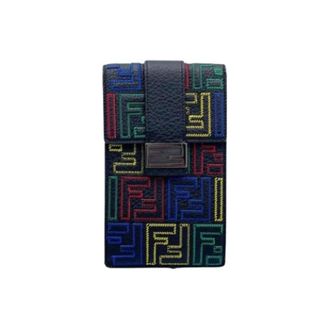 Fendi Pre-owned Cross Body Bags, female, Multicolor, Size: ONE SIZE Pre-owned Vintage Leather Crossbody Bag