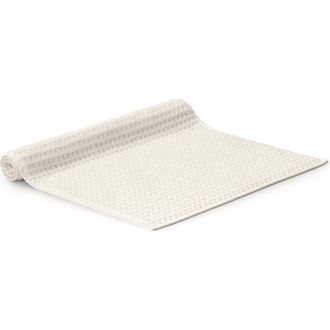 Boll & Branch Waffle Weave Organic Cotton Bath Mat in Cream at Nordstrom