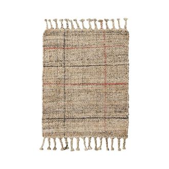 House Doctor Alfombra de yute multicolor 90x60 cm