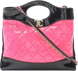 Chanel Borsa shopper mini 31 trapuntata bicolore 2021-2025 - Nero