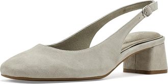 Rockport Total Motion Danna High Womens Heels Stone Moss Suede : 8.5 M (B), Leather/Rubber