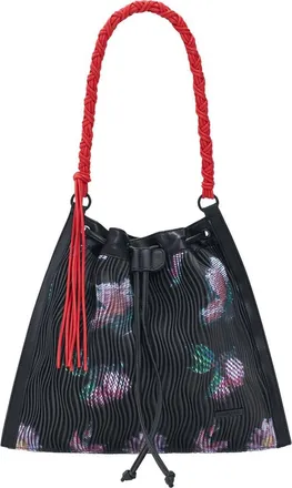 Desigual Medium Floral Backpack with Shoulder Strap in Black at Nordstrom