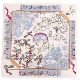 Herm&egrave;s Pre-owned Scarf - Dames - Pre-owned - Veelkleurig - Maat: ONE Size Zijde