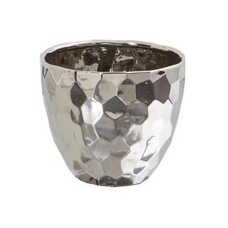 Nearly Natural 6.75-in Designer Silver Bowl in White at Nordstrom