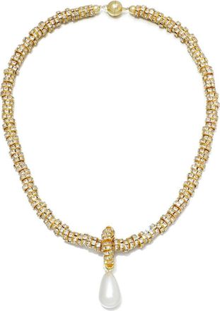 Adornia Adornia Plated Pearl Necklace