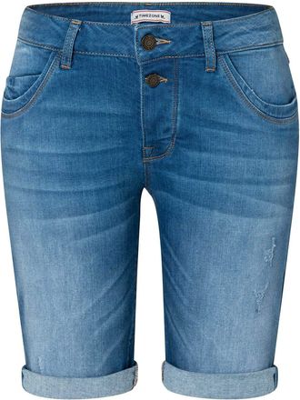 Timezone Womens Slim NaliTZ Short Denim Shorts, Opal Blue Wash 3485, 28