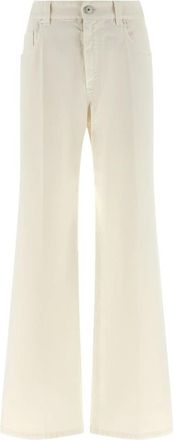 Brunello Cucinelli Mujer, Vaqueros, Blanco, Talla: M