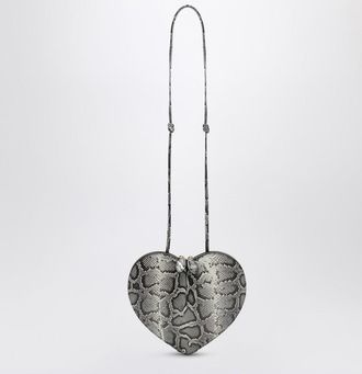 Alaia Python-Print Le Caur Bag