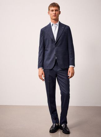 Jack Victor Mens Ivan Prince of Wales suit Semi-slim fit