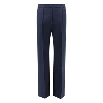 Gucci Technical Panama Sportswear Pant - male - Gucci - Straight Trousers - Blue - S - Trousers