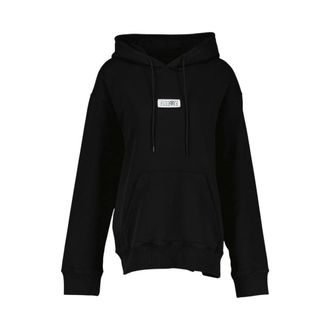 Maison Margiela Hoodies, male, Black, Size: XL Sweatshirt - MM6 Maison Margiela - Cotton - Black
